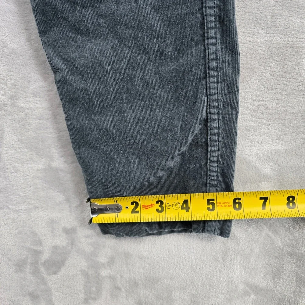 Vuori Mens Corduroy Pants Size Small Elastic Waist Casual‎ Drawstring Gray